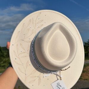 Elegant Cream Fedora Hat